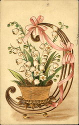 Flower Basket Postcard