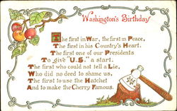 Washington's Birthday Washington's Birthday