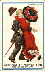 Suffragette Vote-Getting The Easiest Way Women Postcard Postcard