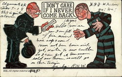 Prisoner - Pardon Crooks Postcard Postcard