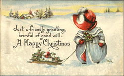 A Happy Christmas Postcard