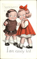 I Am Easily Led Postcard