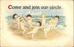 Come And Join Our Circle Postcard