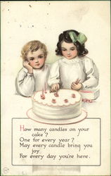 How Many Candles On Your Cake? Postcard