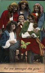 Put Me Amongst The Girls! Postcard