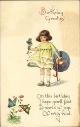 Birthday Greeting Postcard