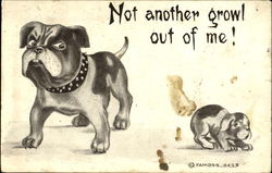 Not Another Growl Out Of Me! Postcard