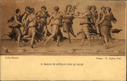 Il Ballo Di Apollo Con Le Muse Postcard