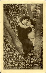 I Am Satisfied With My Present Position Postcard