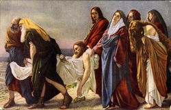 Christ Borne To The Tomp Postcard