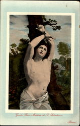 Guido Reni Martirio Di S. Sebastiano Postcard