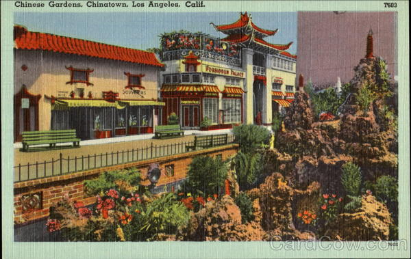 Chinese Gardens, Chinatown Los Angeles California