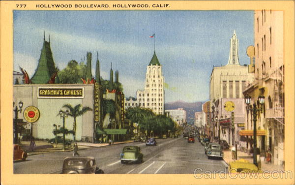 Hollywood Boulevard California