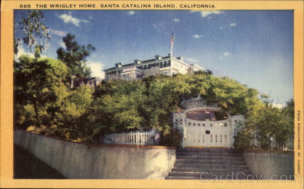 The Wrigley Home Santa Catalina Island California