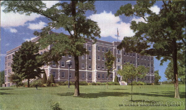 Dr. Nichols' Sanatorium For Cancer Savannah Missouri