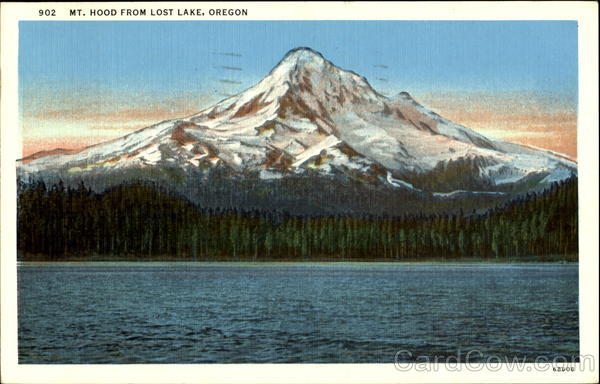 Mt. Hood From Lost Lake Oregon