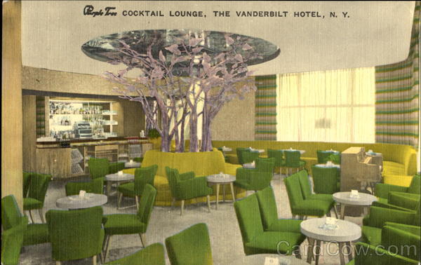 The Purple Tree, Vanderbilt Hotel, Park Ave, and 34th Street New York