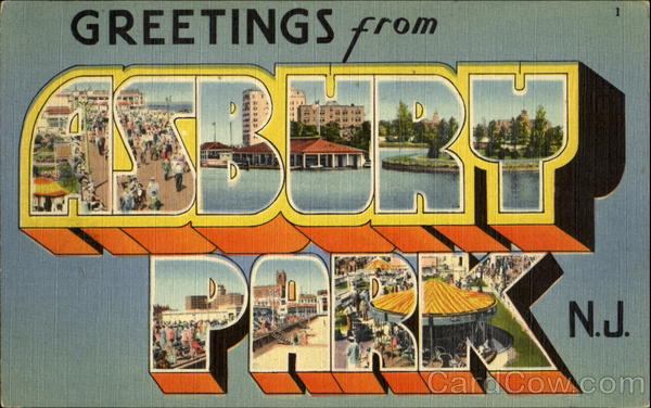 Greetings From Asbury Park New Jersey