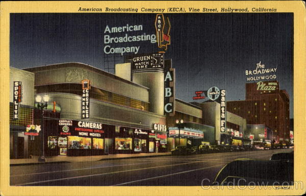 American Broadcasting Company, Vine Street Hollywood California