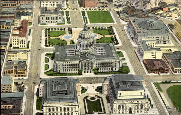Civic Center San Francisco California