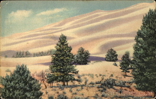 Great Sand Dunes, San Luis Valley Scenic Colorado