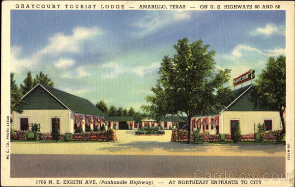 Graycourt Tourist Lodge, U. S. Highways 60 and 66 Amarillo Texas