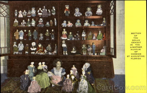 Section Of The Dolls Exhibit In The Lightner Museum Of Hobbies St. Augustine Florida