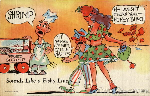 Sounds Like A Fishy Line Comic, Funny