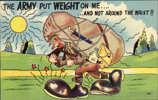 The Army Put Weight On Me Comic