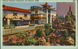 Chinese Gardens, Chinatown Postcard