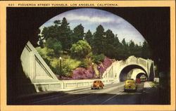 Figueroa Street Tunnels Postcard