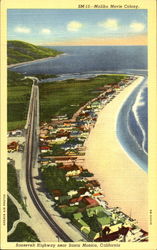 Malibu Movie Colony Postcard