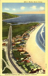 Malibu Movie Colony Santa Monica, CA Postcard Postcard