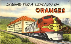 Sending You A Carload Of Oranges Postcard