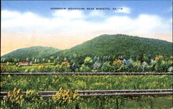 Kennesaw Mountains Near Marietta Postcard