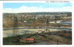 Midwest Oil Fields Postcard
