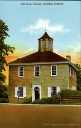 Old State Capitol Corydon, IN Postcard Postcard