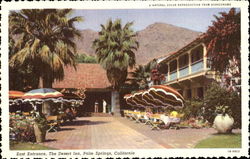 East Entrance, The Desert Inn Palm Springs, CA Postcard Postcard