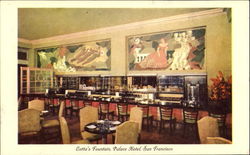 Lotta's Fountain, Palace Hotel San Francisco, CA Postcard Postcard