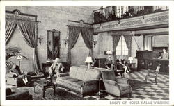 Lobby Of Hotel Palms-Wilshire Postcard
