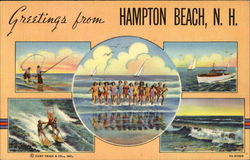 Greetings From Hampton Beach New Hampshire Postcard Postcard