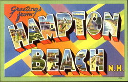 Greetings From Hampton Beach New Hampshire Postcard Postcard