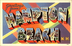 Greetings From Hampton Beach Postcard