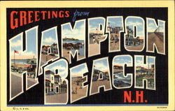 Greetings From Hampton Beach Postcard