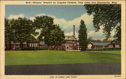 Shriners Hospital For Crippled Children Postcard