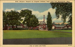 Shriners Hospital For Crippled Children Minneapolis, MN Postcard Postcard