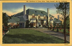 Residence Of Fanny Brice Postcard
