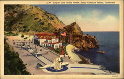 Airport And Orilla Jardin Santa Catalina Island, CA Postcard Postcard
