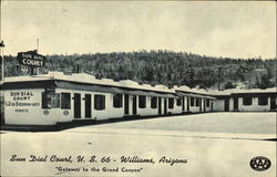 Sun Dial Court, U. S. 66 Williams, AZ Postcard Postcard