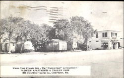 Fairview Apartments & Trailer Park, 1699 Clearwater -Largo Rd. Postcard
